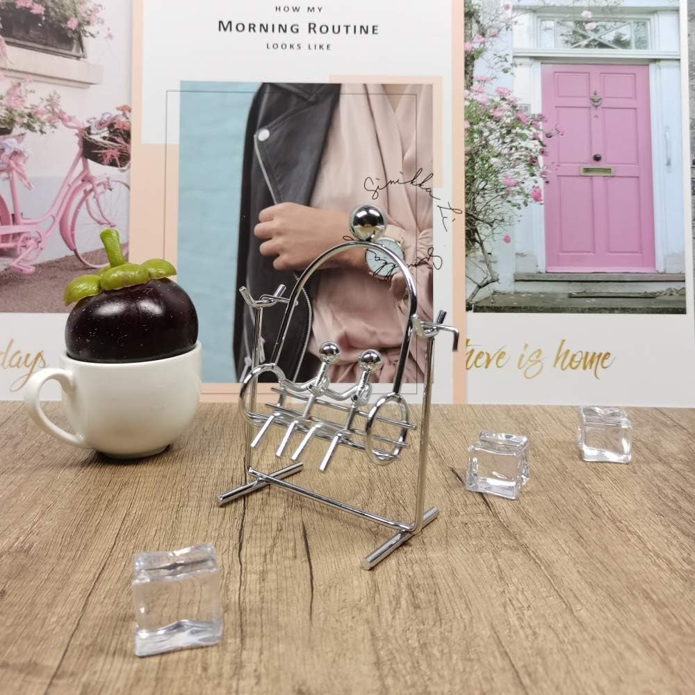 Steel Balance Toy Balancing Tumbler Toy Kinetic Art Balance Decompressive Science Psychology Home Offic Desk Decor PH02