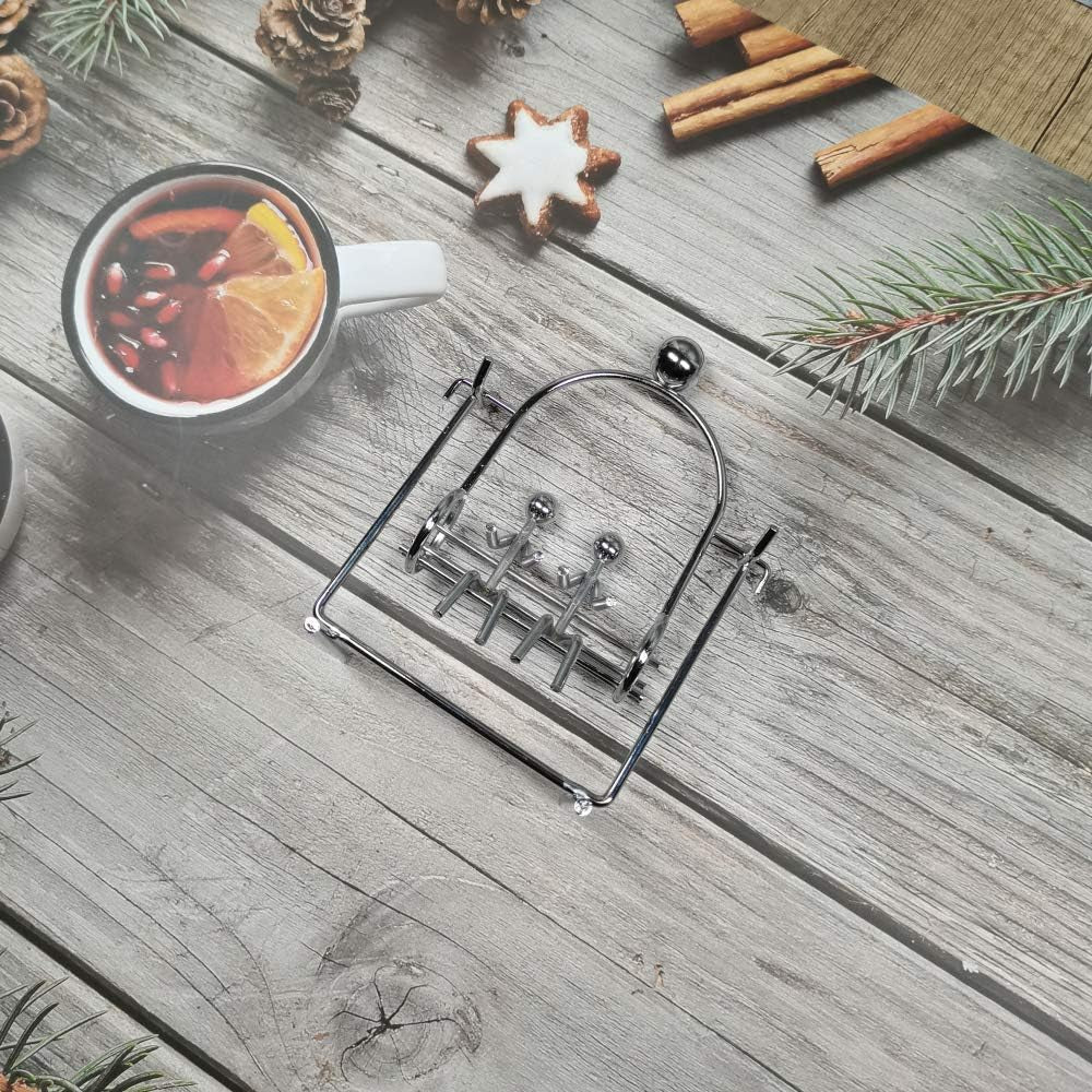 Steel Balance Toy Balancing Tumbler Toy Kinetic Art Balance Decompressive Science Psychology Home Offic Desk Decor PH02