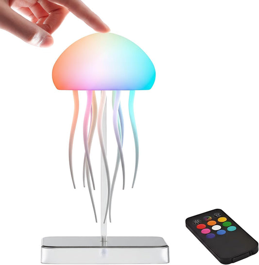 Jellyfish Mood Lamp — RGB Dancing Tentacles Night Light 🪯