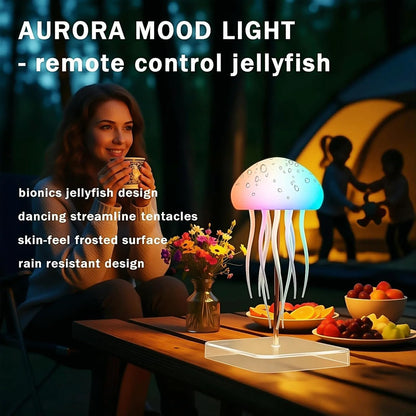 Jellyfish Mood Lamp — RGB Dancing Tentacles Night Light 🪯