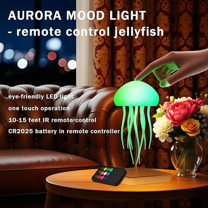 Jellyfish Mood Lamp — RGB Dancing Tentacles Night Light 🪯