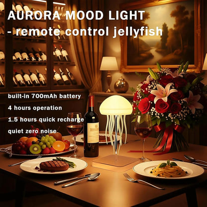 Jellyfish Mood Lamp — RGB Dancing Tentacles Night Light 🪯