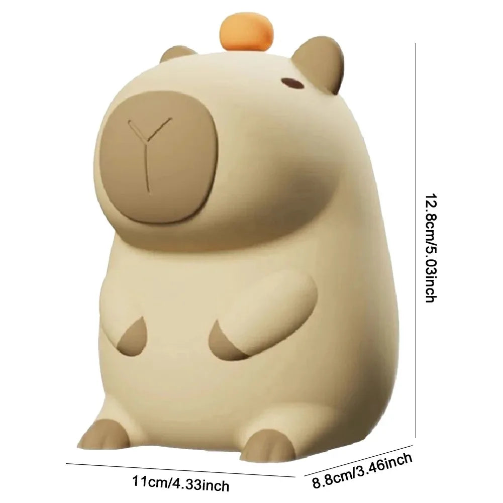 Snuggly Capybara Glow Buddy: The Ultimate Nighttime Cuddle Lamp for your Little One!