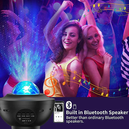Galaxy Projector Night Light with Bluetooth Speaker