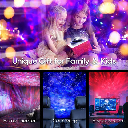 Galaxy Projector Night Light with Bluetooth Speaker