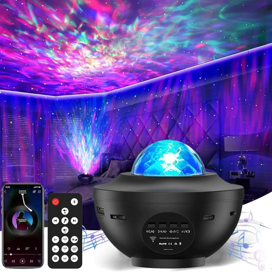 Galaxy Projector Night Light with Bluetooth Speaker