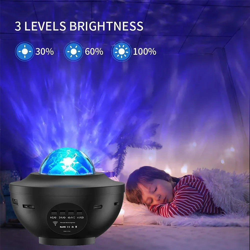 Galaxy Projector Night Light with Bluetooth Speaker