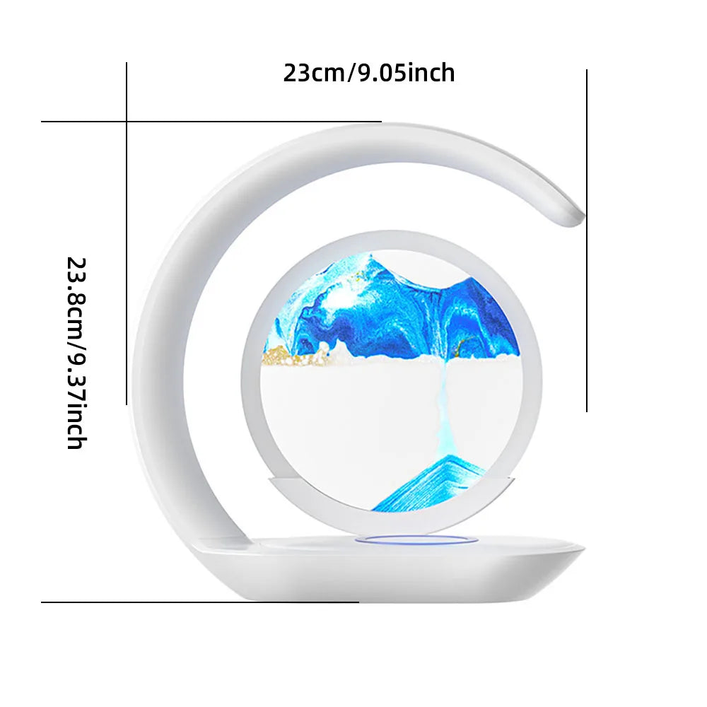 Quicksand Lamp and Wireless Phone Charger