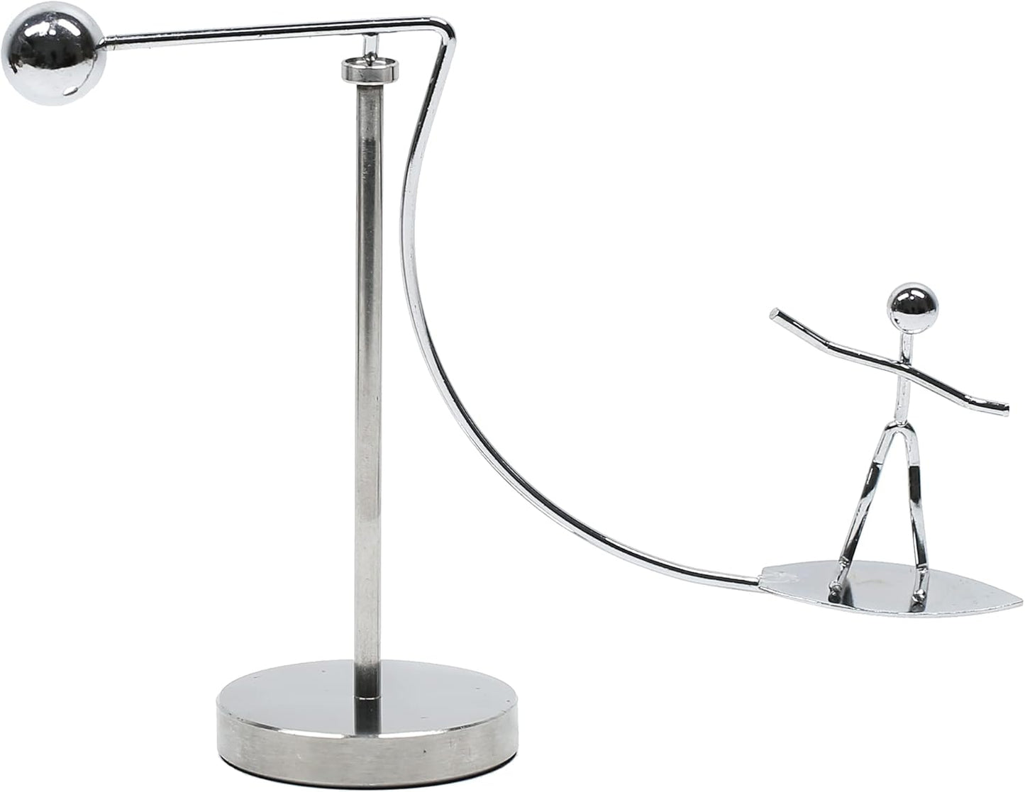 Steel Balance Toy Balancing Tumbler Toy Kinetic Art Balance Decompressive Science Psychology Home Offic Desk Decor PH02