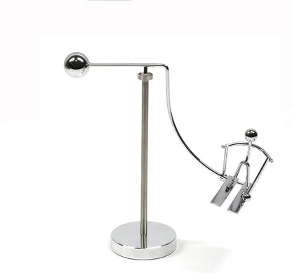 Steel Balance Toy Balancing Tumbler Toy Kinetic Art Balance Decompressive Science Psychology Home Offic Desk Decor PH02